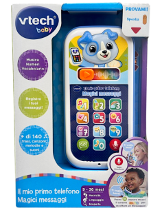 VTech Il Mio Primo Telefono Blu - Gioco Educativo Interattivo 9-36 Mesi | shopincasa.it