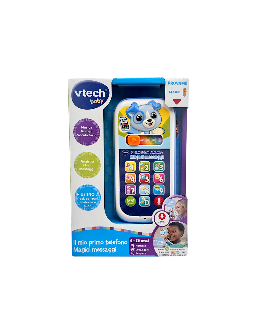 VTech Il Mio Primo Telefono Blu - Gioco Educativo Interattivo 9-36 Mesi | shopincasa.it