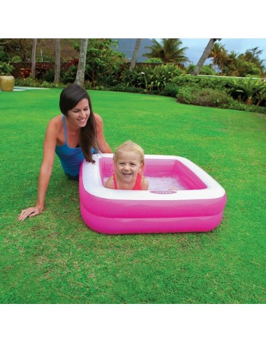 GONFIABILI: vendita online Piscina Baby Quadrata Intex 57100, 85x85x23 cm, fondo soft, colori assortiti, sicurezza bambini, P...