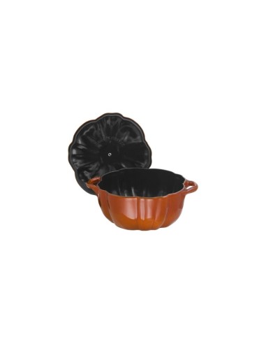 PENTOLE - COPERCHI GHISA: vendita online Staub cocotte zucca da 24cm in ghisa smaltata colore Arancione in offerta