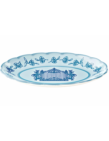 TAVOLA E CUCINA: vendita online VASSOIO OVALE PICCOLO JOSEPHINE DUSTY BLUE TABLE DECOR in offerta