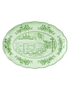 TAVOLA E CUCINA: vendita online Guzzini, vassoio ovale grande in melamina Josephine, table decor, lavabile in lavastoviglie, ...