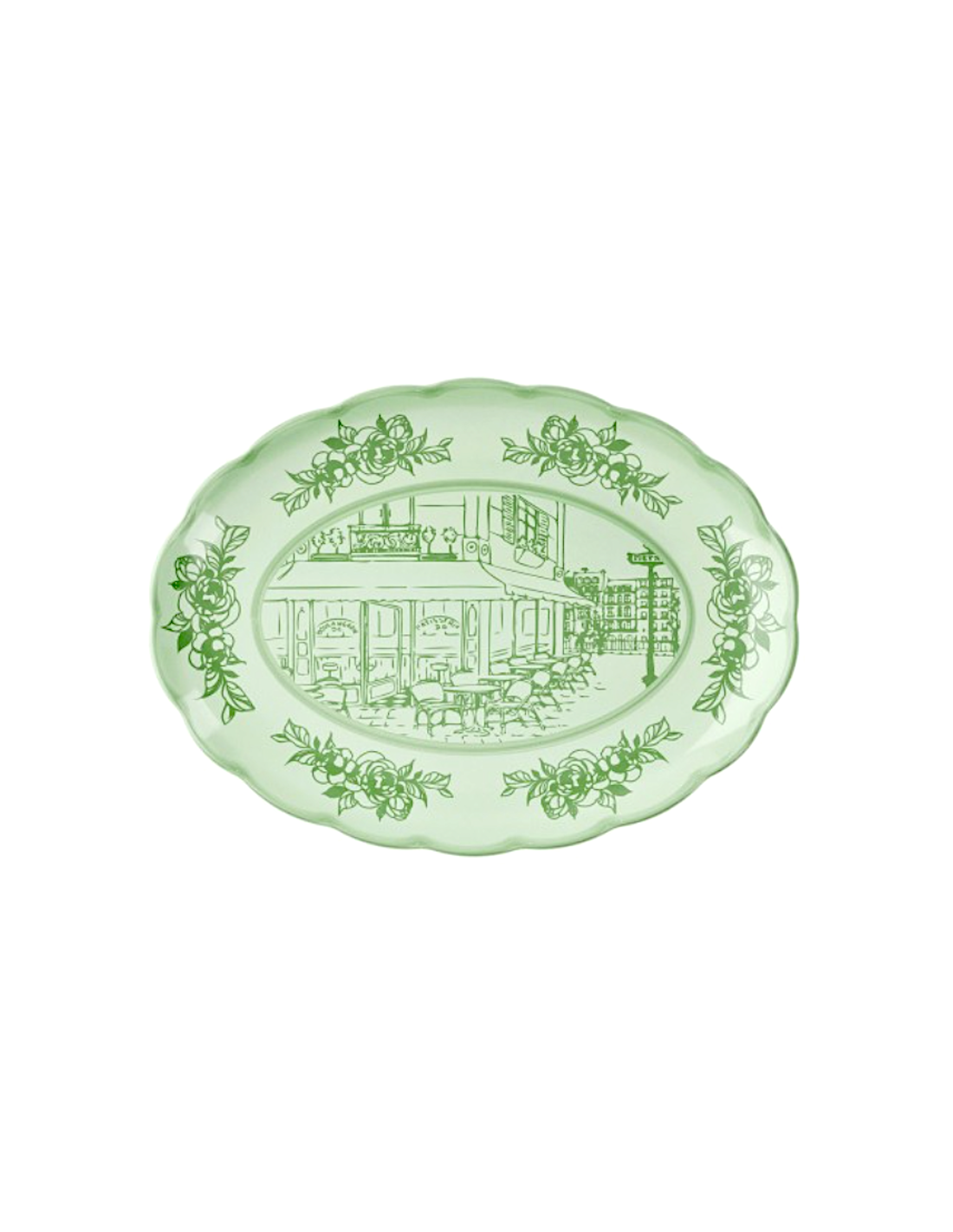 TAVOLA E CUCINA: vendita online Guzzini, vassoio ovale grande in melamina Josephine, table decor, lavabile in lavastoviglie, ...