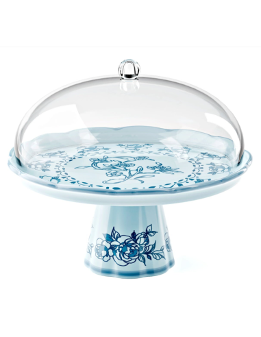 TAVOLA E CUCINA: vendita online ALZATA CON CAMPANA JOSEPHINE DUSTY BLUE TABLE DECOR in offerta