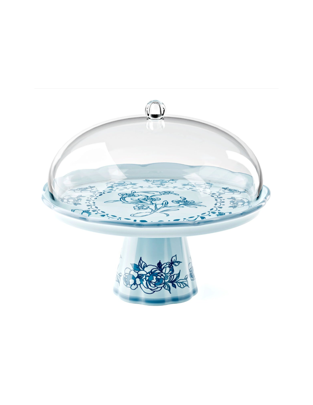 TAVOLA E CUCINA: vendita online Guzzini, alzata con campana in melamina Josephine, table decor, 30,4x30,4x27,7 cm in offerta