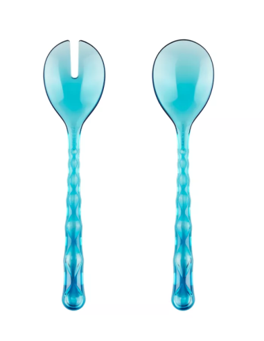 TAVOLA E CUCINA: vendita online POSATE INSALATA VANITY SEA BLUE in offerta