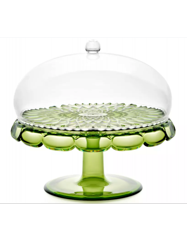 TAVOLA E CUCINA: vendita online ALZATA CON CAMPANA VANITY WATER LILY GREEN in offerta