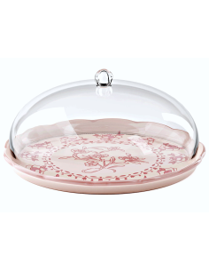 TAVOLA E CUCINA: vendita online Guzzini, set tortiera in melamina Josephine, table decor, con campana trasparente copripolver...