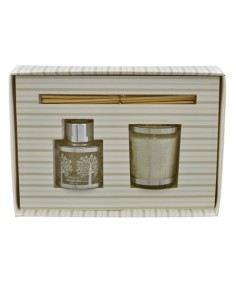 CANDELA CON PROFUMATORE 50ML DECORO ALBERO