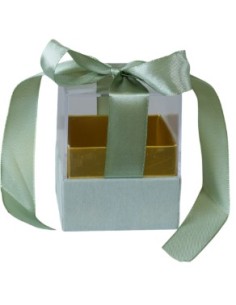 PLEXIGLASS SCATOLINA FIOCCO VERDE