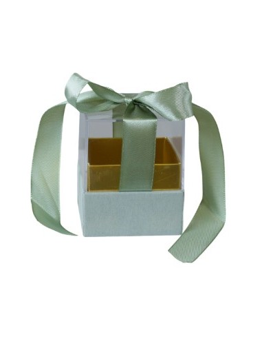 PLEXIGLASS SCATOLINA FIOCCO VERDE