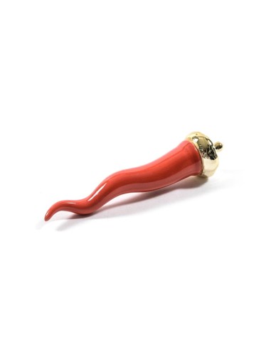 CORNETTO 35871 ROSSO 4X16CM PORCELLANA