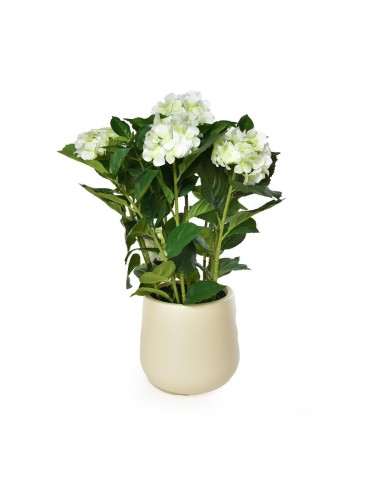 ORTENSIA 21390 BIANCA REAL TOUCH 22X64CM VASO PLASTICA