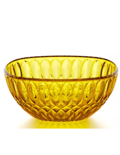 CONTENITORI E BROCCHE: vendita online CONTENITORE 21CM VANITY SAFFRON YELLOW in offerta