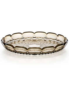 TAVOLA E CUCINA: vendita online VASSOIO TONDO PICCOLO VANITY SMOKE GREY in offerta