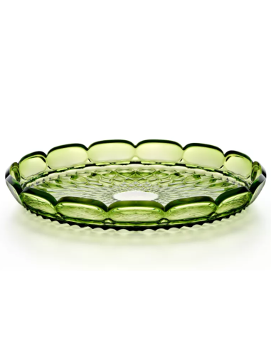 TAVOLA E CUCINA: vendita online VASSOIO TONDO PICCOLO VANITY WATER LILY GREEN in offerta