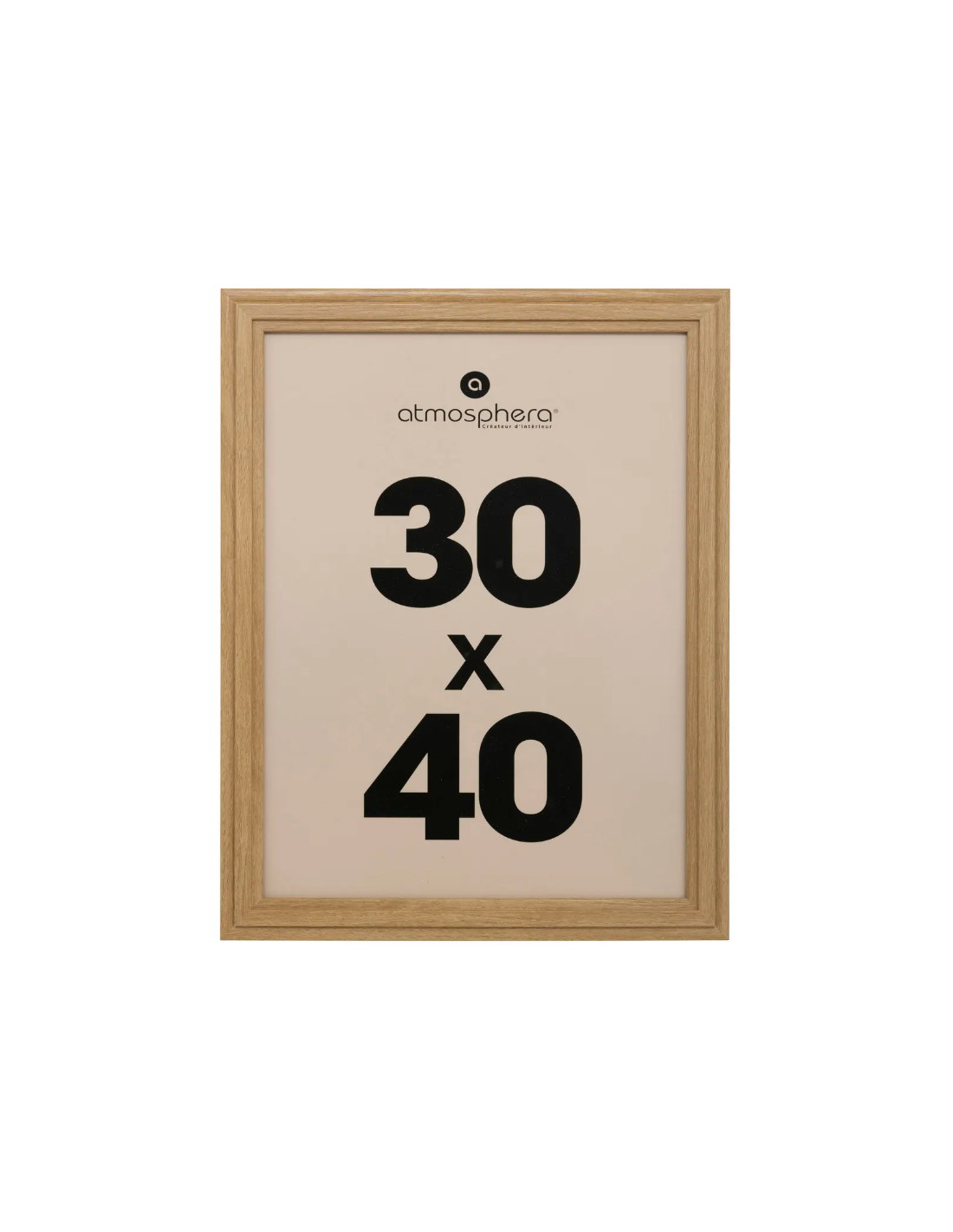 Cornice foto Alix 30x40 cm in legno con vetro | shopincasa.it
