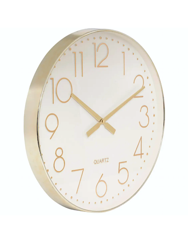 OROLOGIO PARETE 206417 LAURE D51CM PLASTICA DORATO