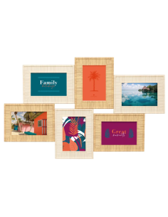 Bacheca Théa 6 foto in legno Atmosphera | shopincasa.it