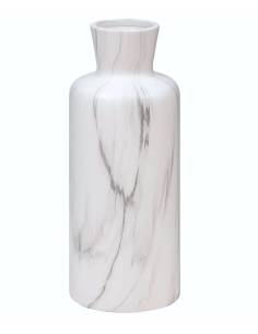 Atmosphera Vaso Sao in Ceramica Effetto Marmo Bianco e Nero H30 cm | shopincasa.it