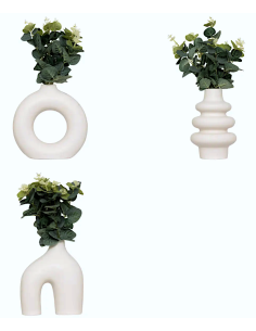 Composizione eucalipto con vaso Suza modelli assortiti | shopincasa.it