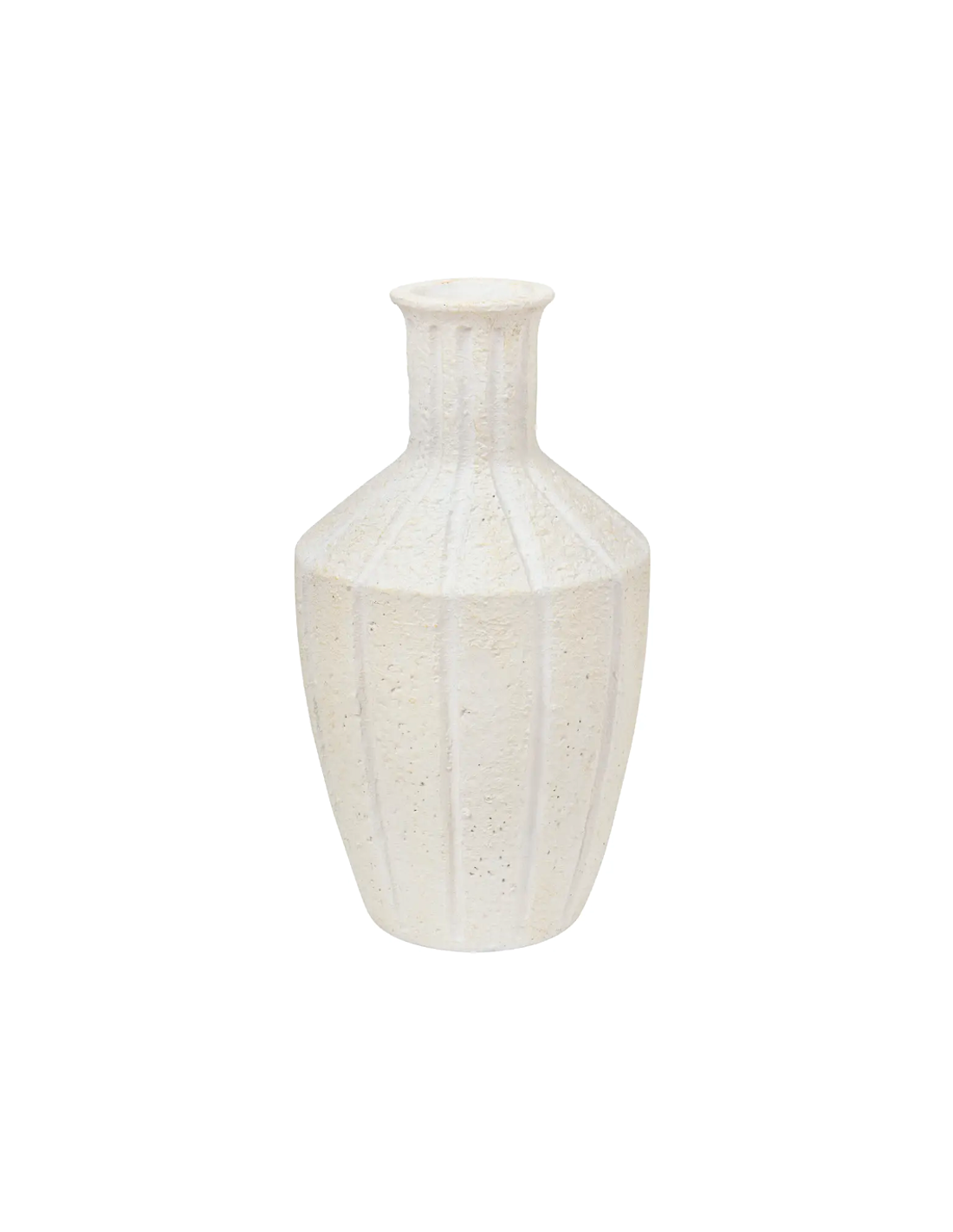 Atmosphera Vaso Antico Nolwi in Ceramica Bianca H48 cm | shopincasa.it