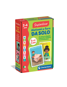 SAPIENTINO 16834 AIUTAMI A FARE DA SOLO FLASHCARDS