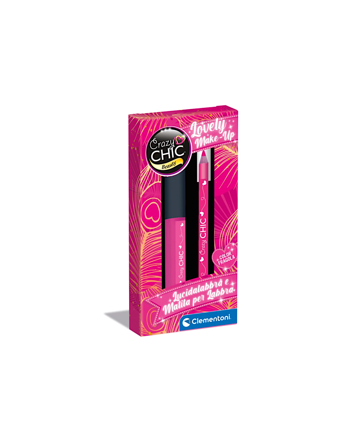 CRAZY CHIC 18882 LUCIDALABBRA E MATITA FRAGOLA