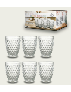 CONF 6 BICCHIERI 58851 BLOSSOM 27ML TRASPARENTE
