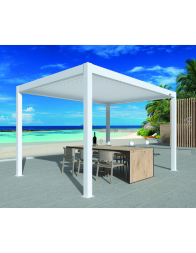 PERGOLA BIOCLIMATICA ATENA120 4X4MT H2,5MT BIANCO