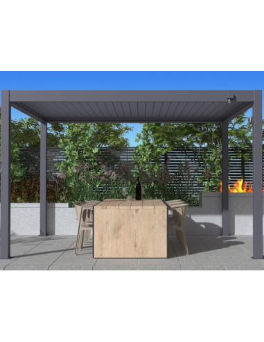 PERGOLA BIOCLIMATICA ATENA120 4X4MT H2,5MT ANTRACITE