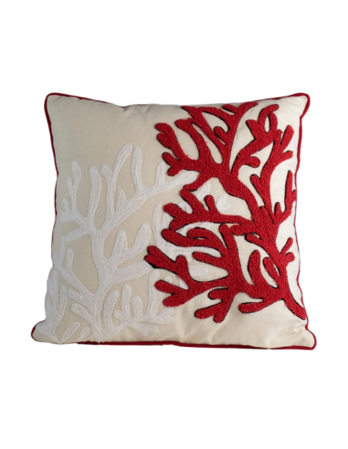 CUSCINO 141370 CORALLO ROSSO 40X40CM COTONE/POLIESTERE