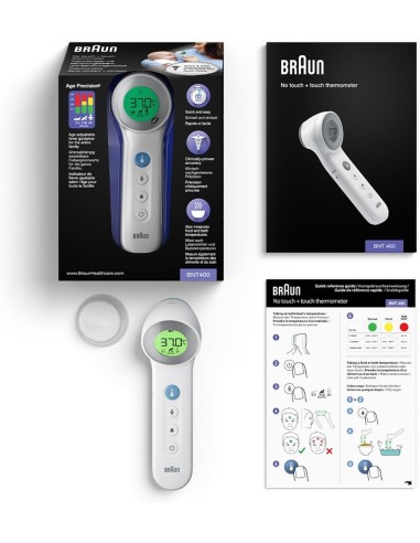 Braun BNT400EE – Termometro Touch 3 in 1 con Precisione Avanzata