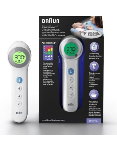Braun BNT400EE – Termometro Touch 3 in 1 con Precisione Avanzata
