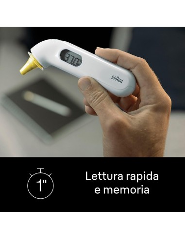 Braun ThermoScan 3 – Termometro Auricolare Rapido e Affidabile