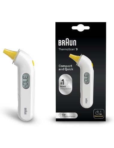Braun ThermoScan 3 – Termometro Auricolare Rapido e Affidabile
