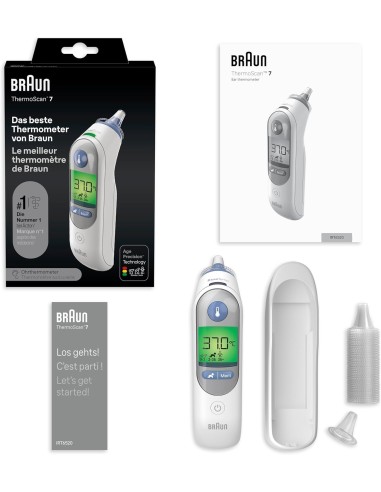 Braun ThermoScan 7 – Termometro Auricolare con Tecnologia Age Precision