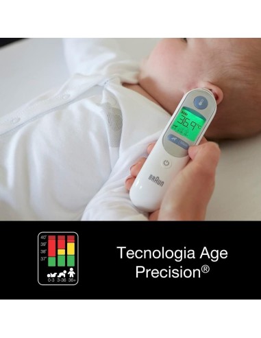 Braun ThermoScan 7 – Termometro Auricolare con Tecnologia Age Precision
