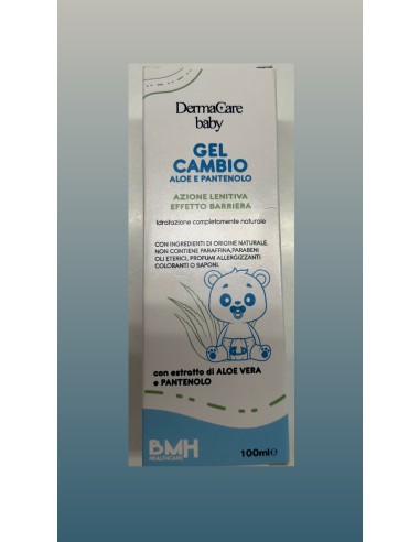 Dermacare Baby Gel Cambio Aloe e Pantenolo | Azione Lenitiva e Protettiva | ShopInCasa.it