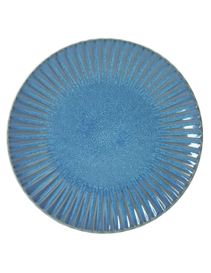 CONFEZ.12 PIATTINO MELANGE BLUETTE STONEWARE