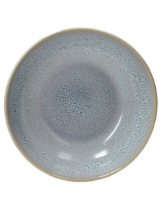 CONFEZ.12 PIATTO FONDO AVORIO MELANGE STONEWARE