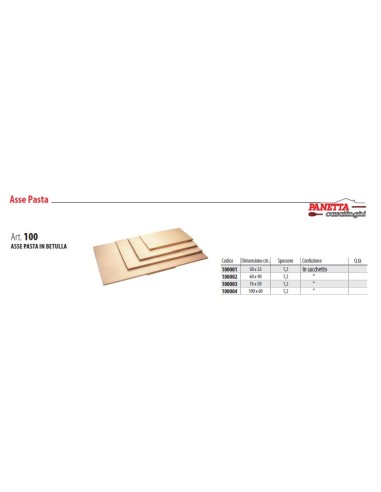 ASSE PER PASTA 60X40CM LEGNO MASSICCIO