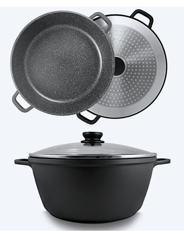 VULCANIA CASSERUOLA 24CM CON COPERCHIO