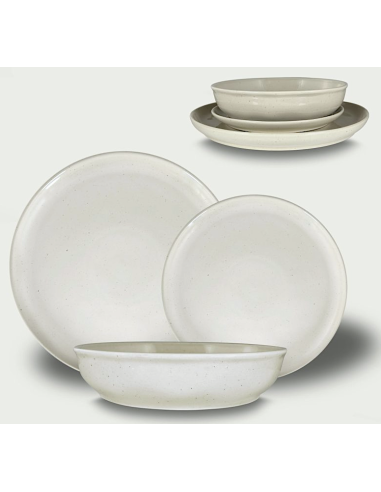 PIATTO FRUTTA 21CM FONT BEIGE