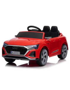 Auto elettrica bambini Audi SQ8 12V rossa con telecomando | shopincasa.it
