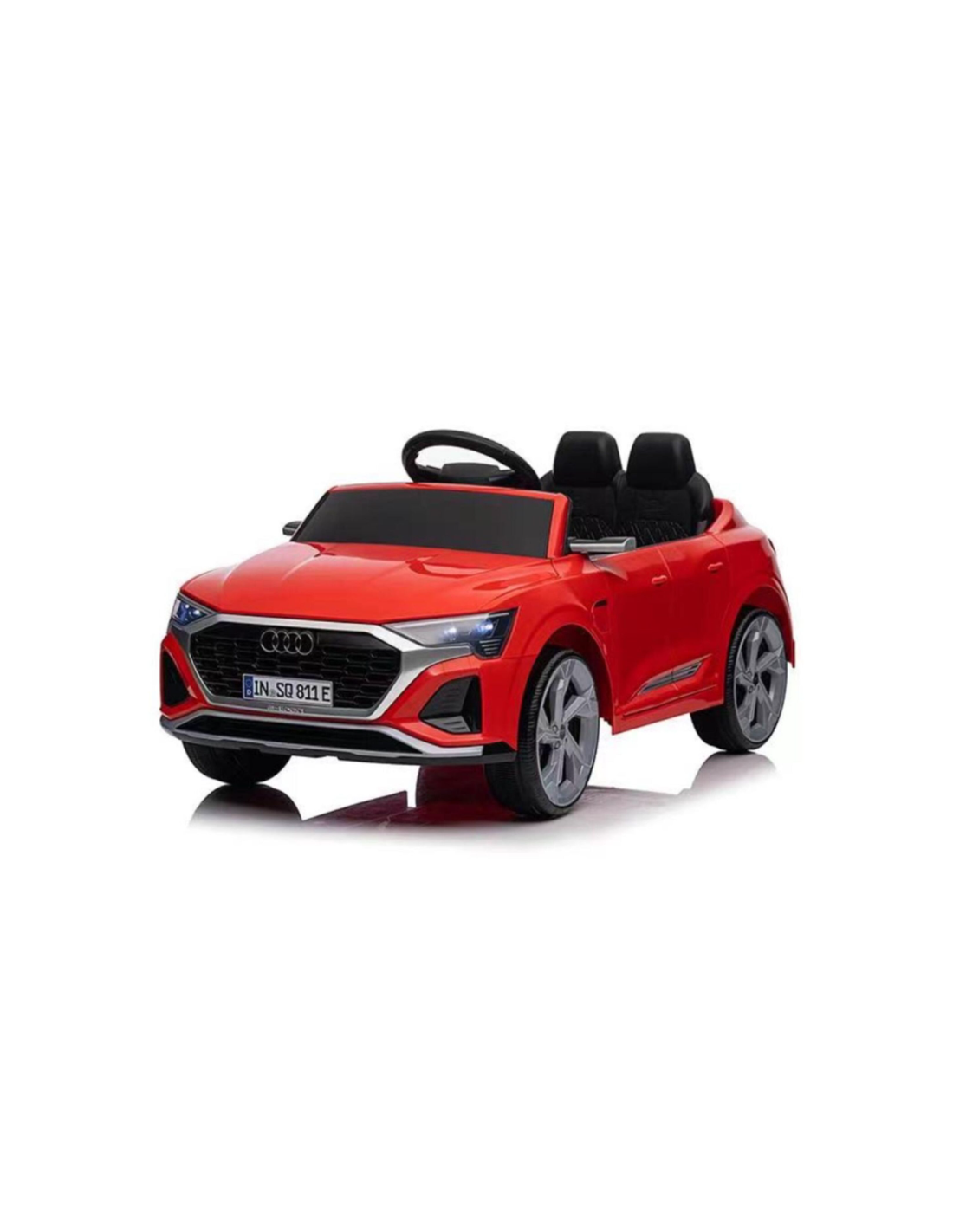 Auto elettrica bambini Audi SQ8 12V rossa con telecomando | shopincasa.it