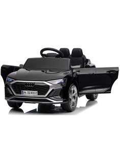 Auto elettrica bambini Audi SQ8 12V nera con telecomando | Shop in Casa