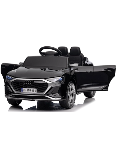 Auto elettrica bambini Audi SQ8 12V nera con telecomando | Shop in Casa