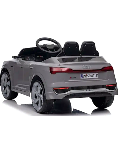 AUTO ELETTRICA CON TELECOMANDO, GIOCO BAMBINI AUDI SQ8 12V GRIGIA