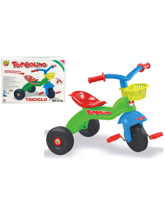 Triciclo Tombolino Fun Colors per bambini | shopincasa.it